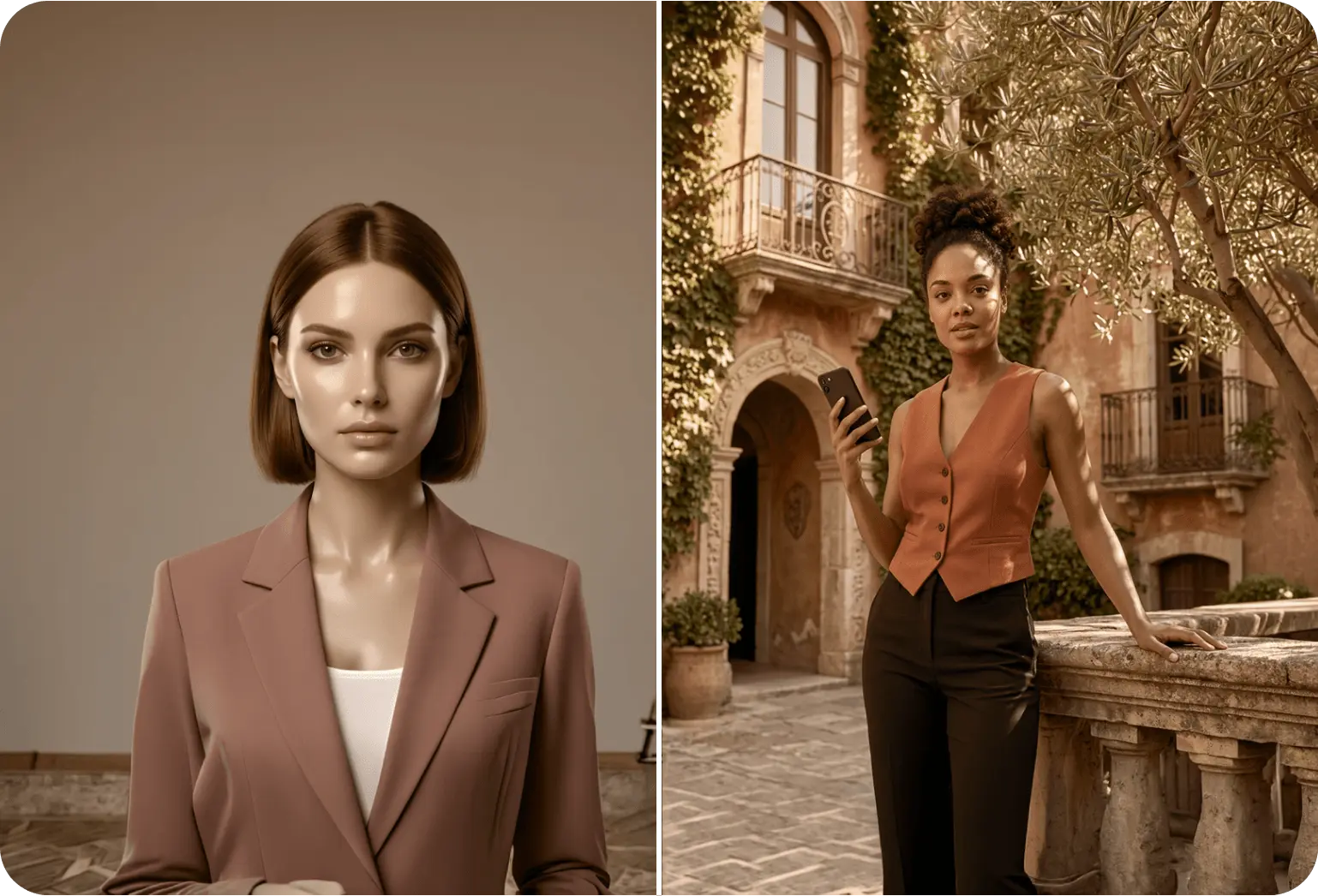 Output: traditional studio shoots vs NeoModel